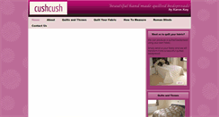 Desktop Screenshot of cushcush.co.uk