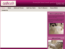 Tablet Screenshot of cushcush.co.uk